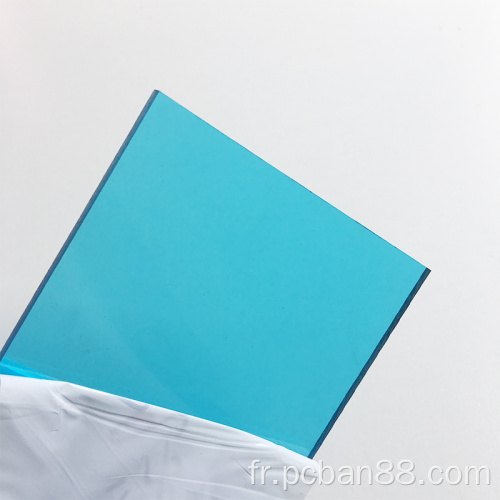 Chaomei Polycarbonate Solid Fold 8 mm Polycarbonate bleu